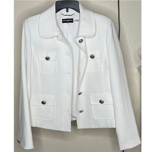 Karl Lagerfeld Paris Off White Blazer
